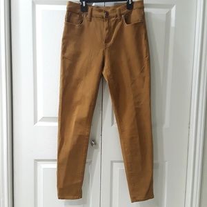 MADEWELL High waisted Skinny Jeans mustard, sz 28